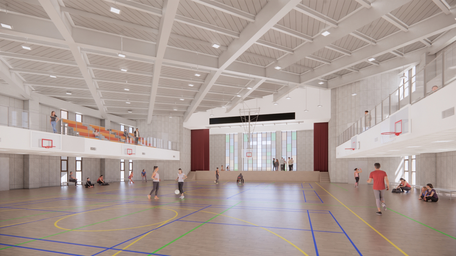 Mackay Junior College  Classroom & Stadium Building